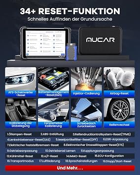 MUCAR 892BT OBD2 Diagnostic Device Bluetooth ECU Coding & Full System