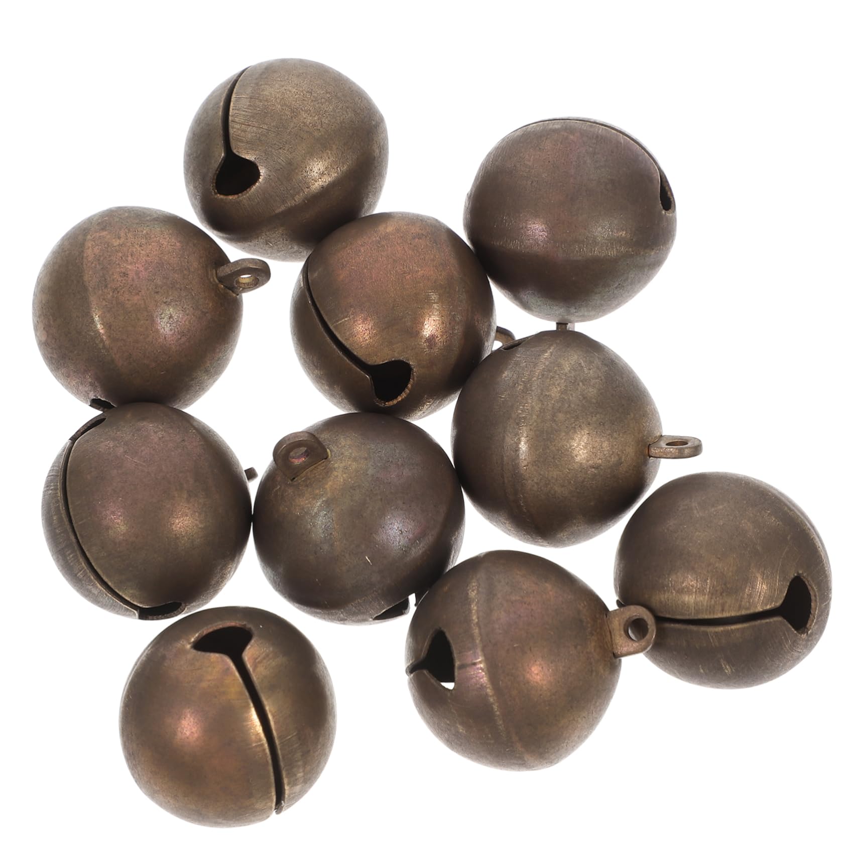 balacoo Loud Bells for Pet Collars 10 Copper Christmas Tree Bells Decorative Wreath Bells for Dog and Cat Collars and Adjustable