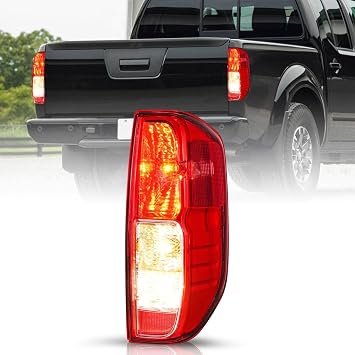 TUSDAR Tail Light Assembly Compatible with 2005-2021 Nissan Frontier / 2009-2012 Suzuki Equator Red Lens Taillights Rear Taillamp Brake Light Bulbs Included Passenger Right Side