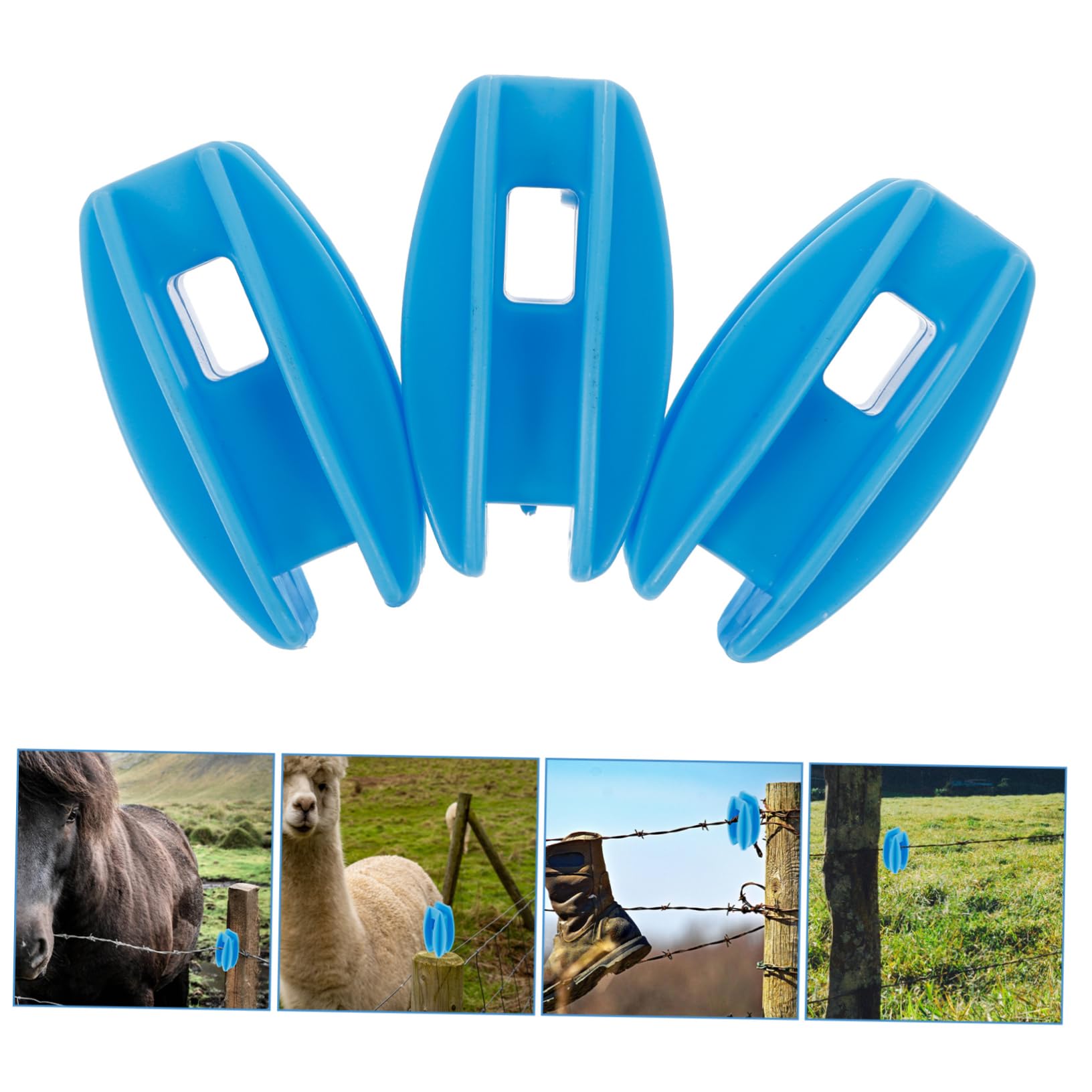 BESPORTBLE 40pezzi Isolatori Per Fili Elettrici Recinto Isolatori Resistenti Per Recinti Di Bestiame Protezione Da Cortocircuiti Alta Resistenza Impermeabili e Durevoli