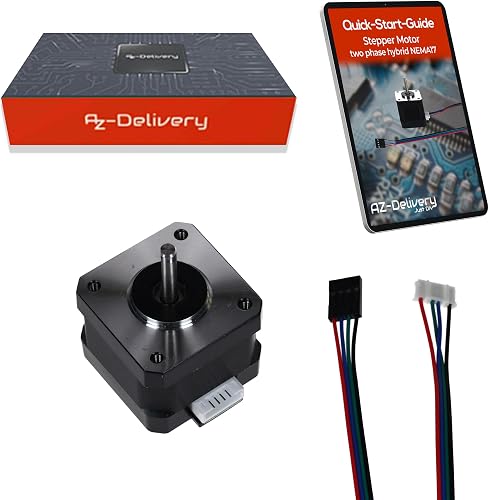 Moteur pas à pas NEMA 17 12V 28Nm 1,8° Moteur pas à p AZDelivery