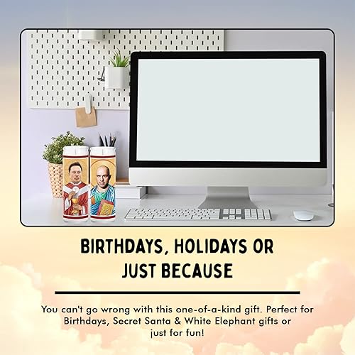 Miniatura 3 de Elon and Rogan Celebrity - Vela votiva de cera de soja hecha a mano sin perfume, regalo único para empresarios y amantes de los podcasts, decoración