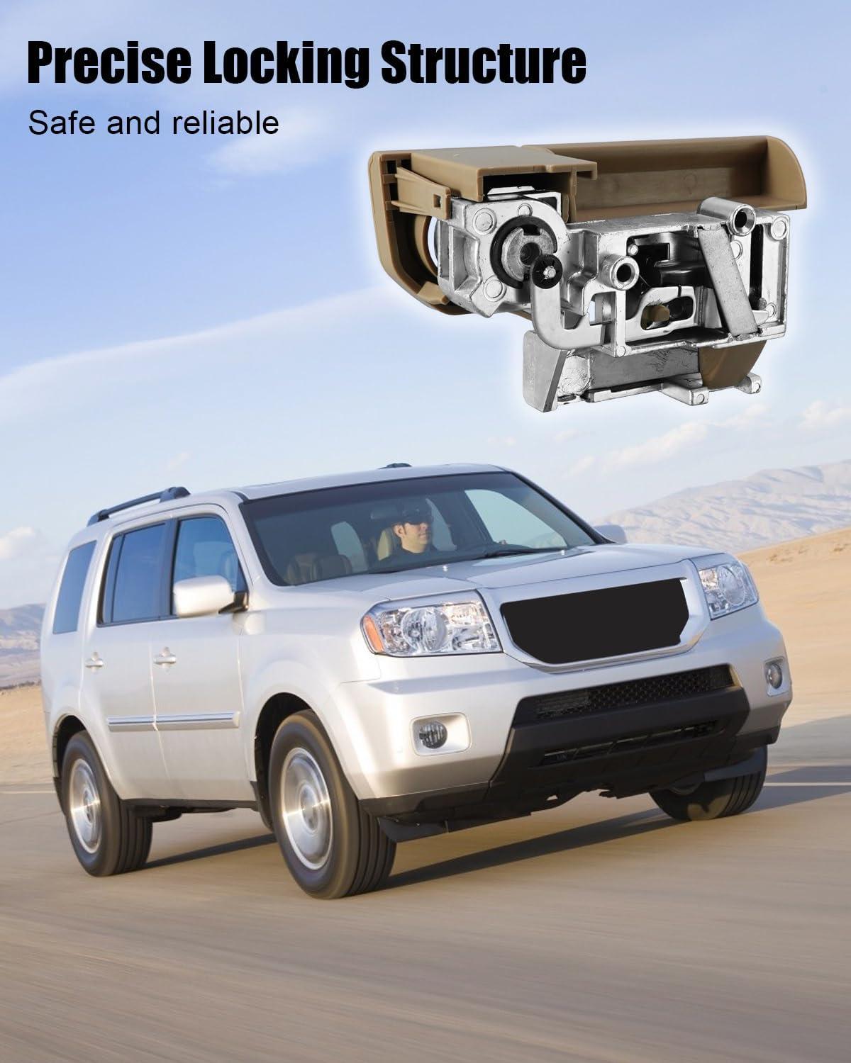 Glove Box Latch Assembly Fit for Honda Pilot 3.5L V6 2009 2010 2011 2012 2013 2014 2015, Glove Box Lock Replace 77540-SZA-A01ZD 77540SZAA01ZD