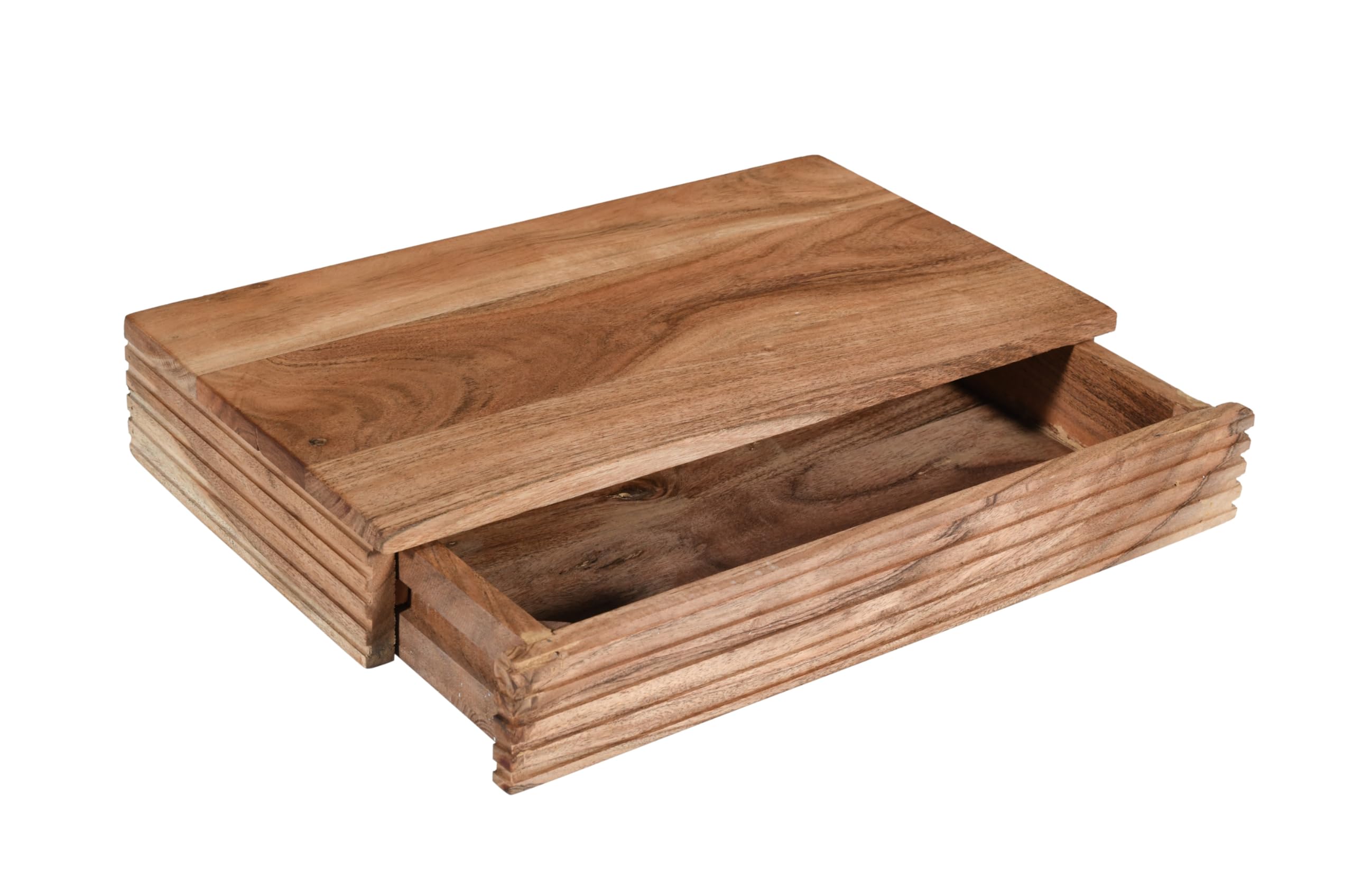 SAM Wandboard Leona 45x25x8 cm, mit Schublade, Akazie Natur