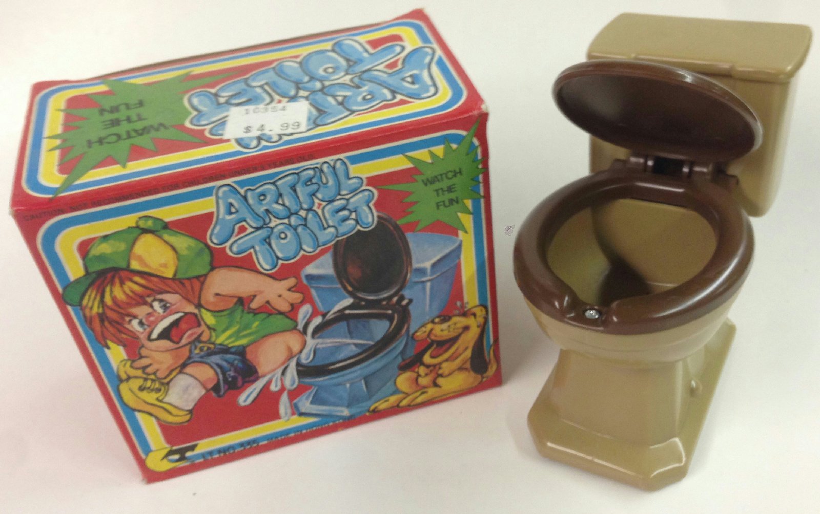 The Artful Toilet Squirting Toy - Prank/Gag/Joke