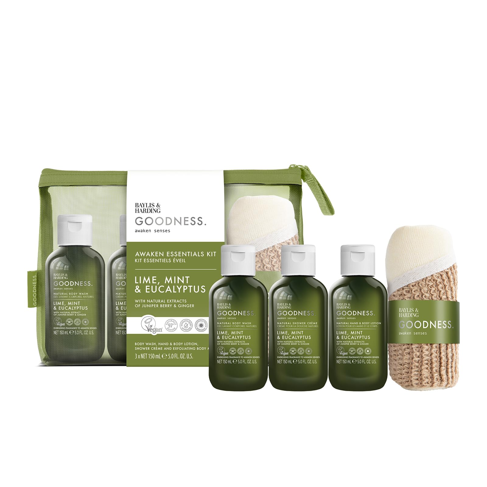 Baylis & Harding Goodness Awaken Essential Bathing Gift Set