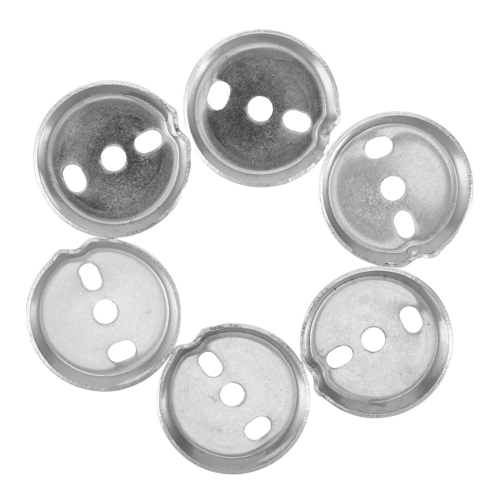 Kit de montaje para baño de 6 piezas Tofficu con tornillos redondos de acero inoxidable