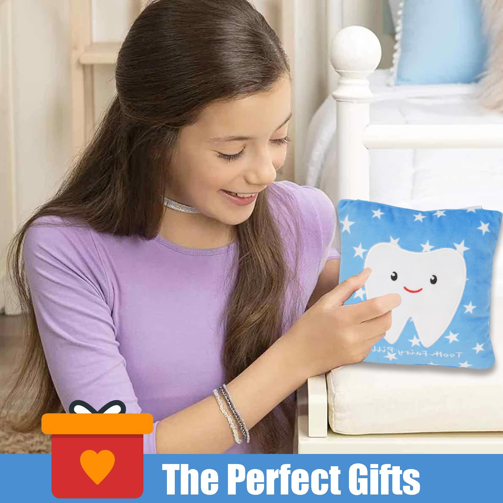 Tooth Fairy Pillow With Pocket | Gifts | Tooth Holder | Bag