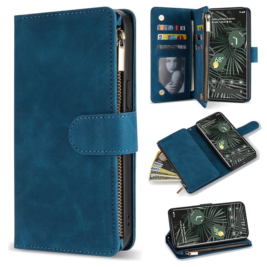 Amazon.com: ZZXX for Google Pixel 7 Case Wallet with RFID