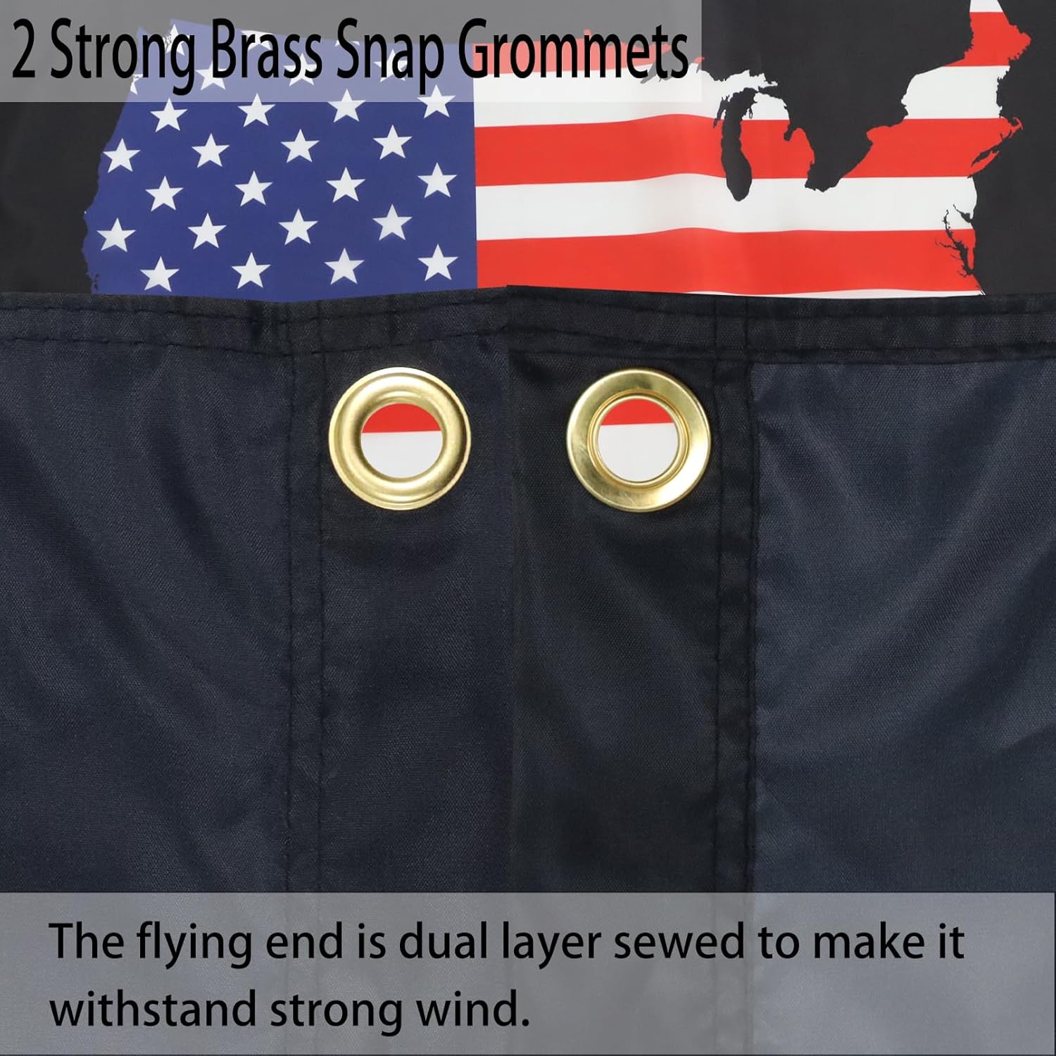 No Kings Since 1776 Cool Flags for College Dorm Room Guys Wall Meme Flags Banner 3x5 Ft Bedroom Man Cave Indoor Outdoor Garden Patio Black - Image 4