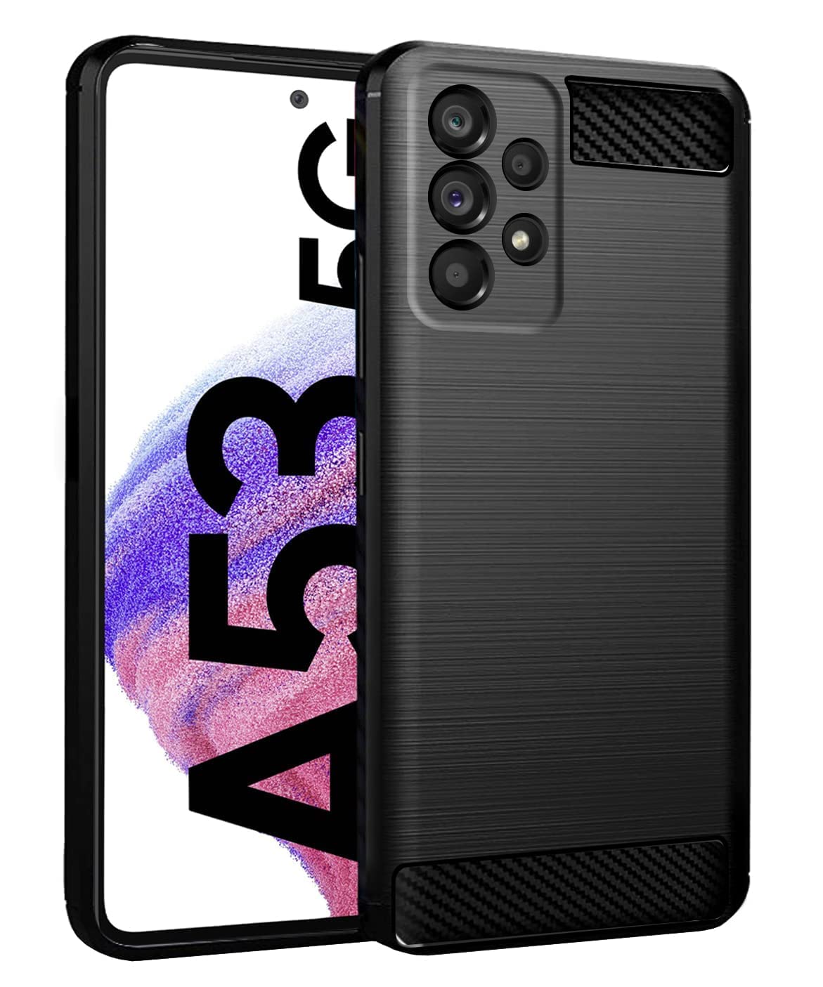 Funkyfits Ultimate Black Armor Back Cover Case for Samsung Galaxy A53 5G; Sleek, Stylish, and Unbeatable Protection. (B0D9HKW5DG) Amazon Price History, Amazon Price Tracker