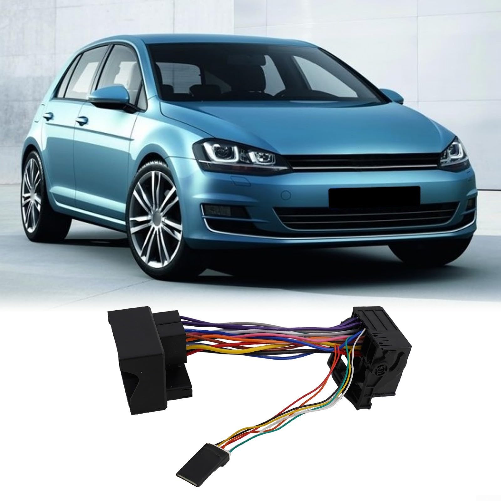 CAN Bus Emulator Simulator Decoder Adapter für RCD330 340 RCD510 RNS315 RNS510 mit 12 V ABS schwarz