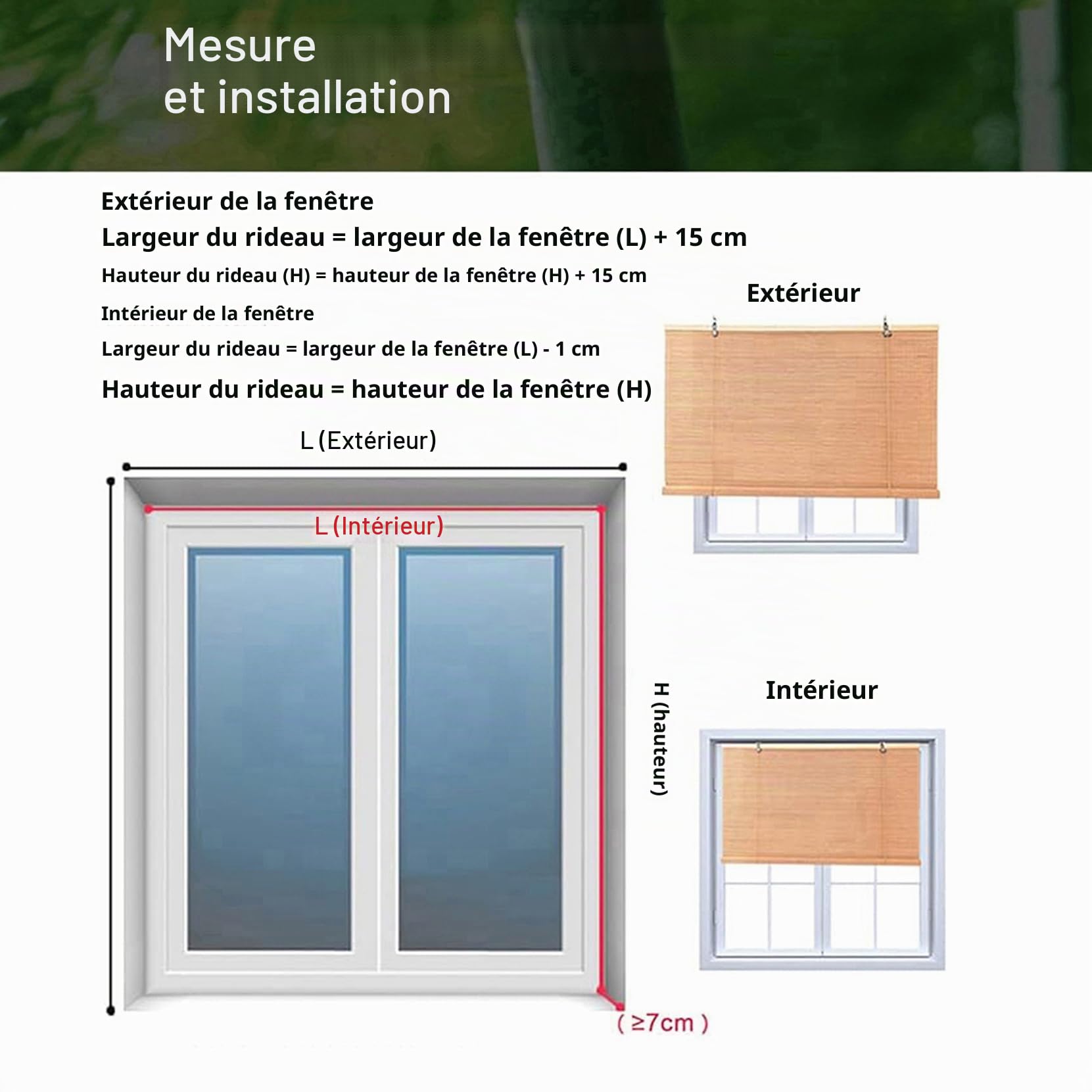 Store Enrouleur RéTro en Bambou Store Enrouleur en Bambou Naturel Store Enrouleur Occultant Stores Enrouleurs en Bois Naturel Store Enrouleur RéGlablePour Serre pavillon
