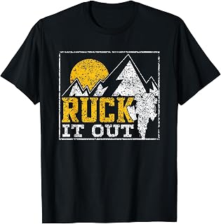 Ruck It Out Backpack Workout Backpack T-Shirt