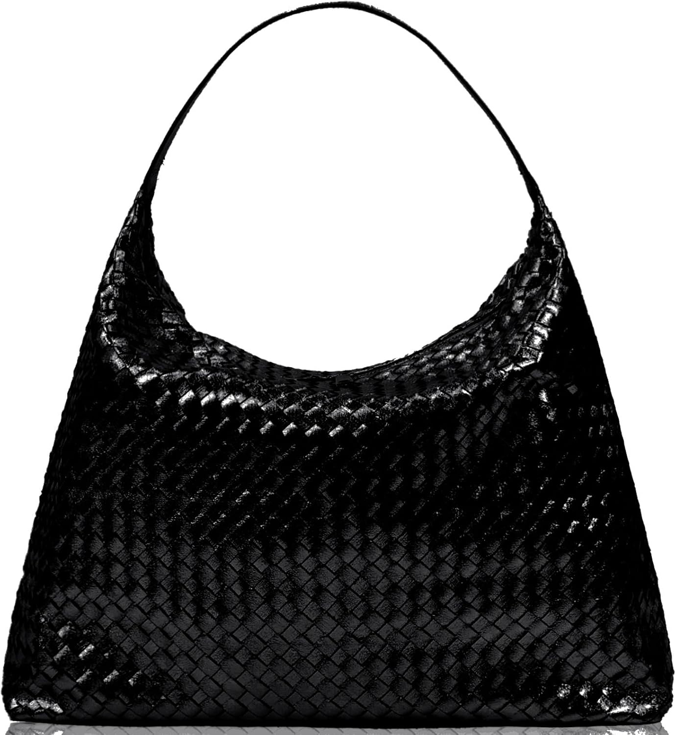 JINMANXUE Woven Tote Bag for Women, Woven Bags with Small Purse,Large Braided Top Handle Hobo Satchel Handbag