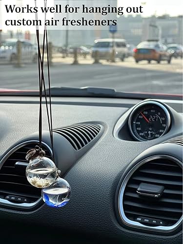 Miniatura 6 de Cuttte - Cuerda elástica para hacer pulseras, 2 rollos de 0.047 pulgadas, cuerda elástica total de 109 yardas, cuerda elástica resistente para hacer