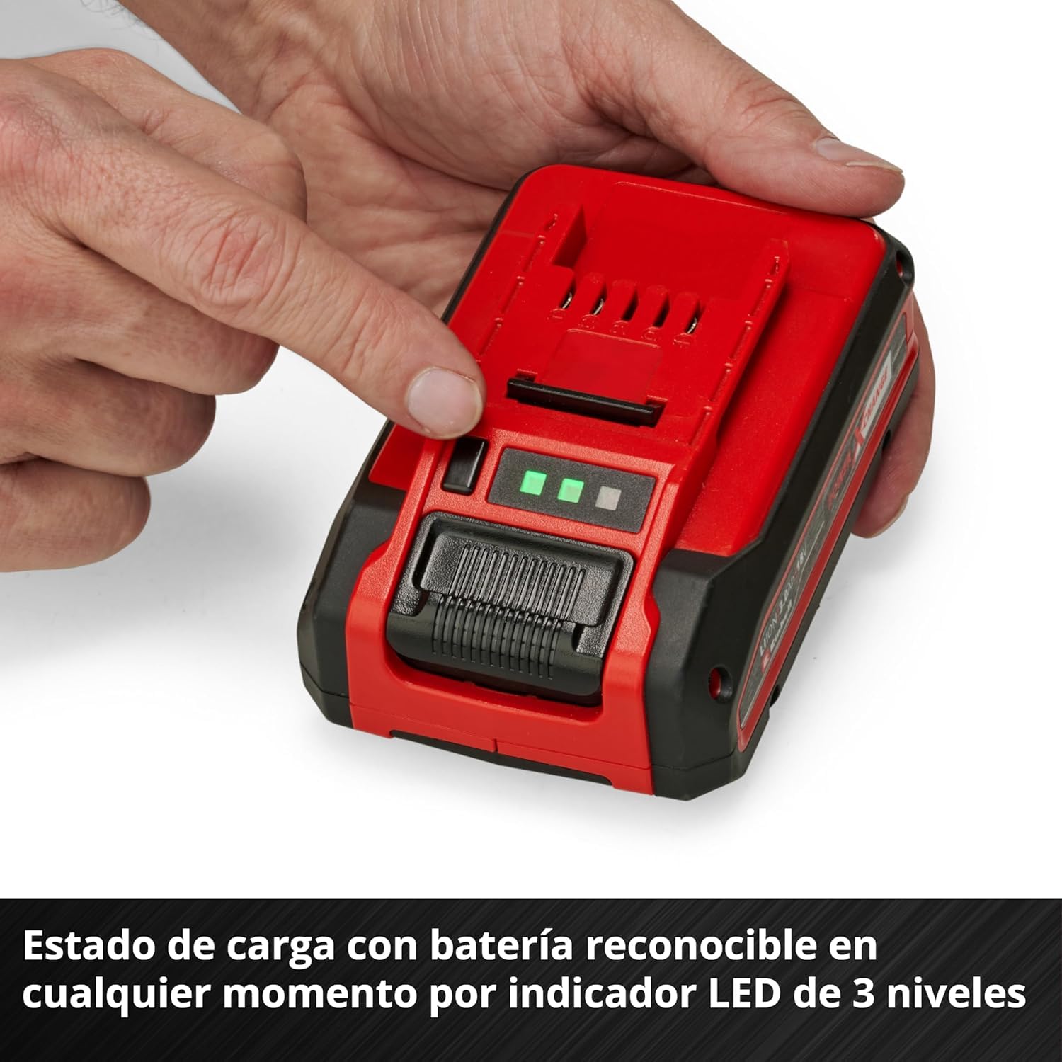 Original Einhell 4 Ah PLUS Power X-Change kit de principiantes (1 batería de 18 V 4 Ah PLUS, 1 cargador de 3 A, 75 min de tiempo de carga, apto para todos los equipos Power X-Change)