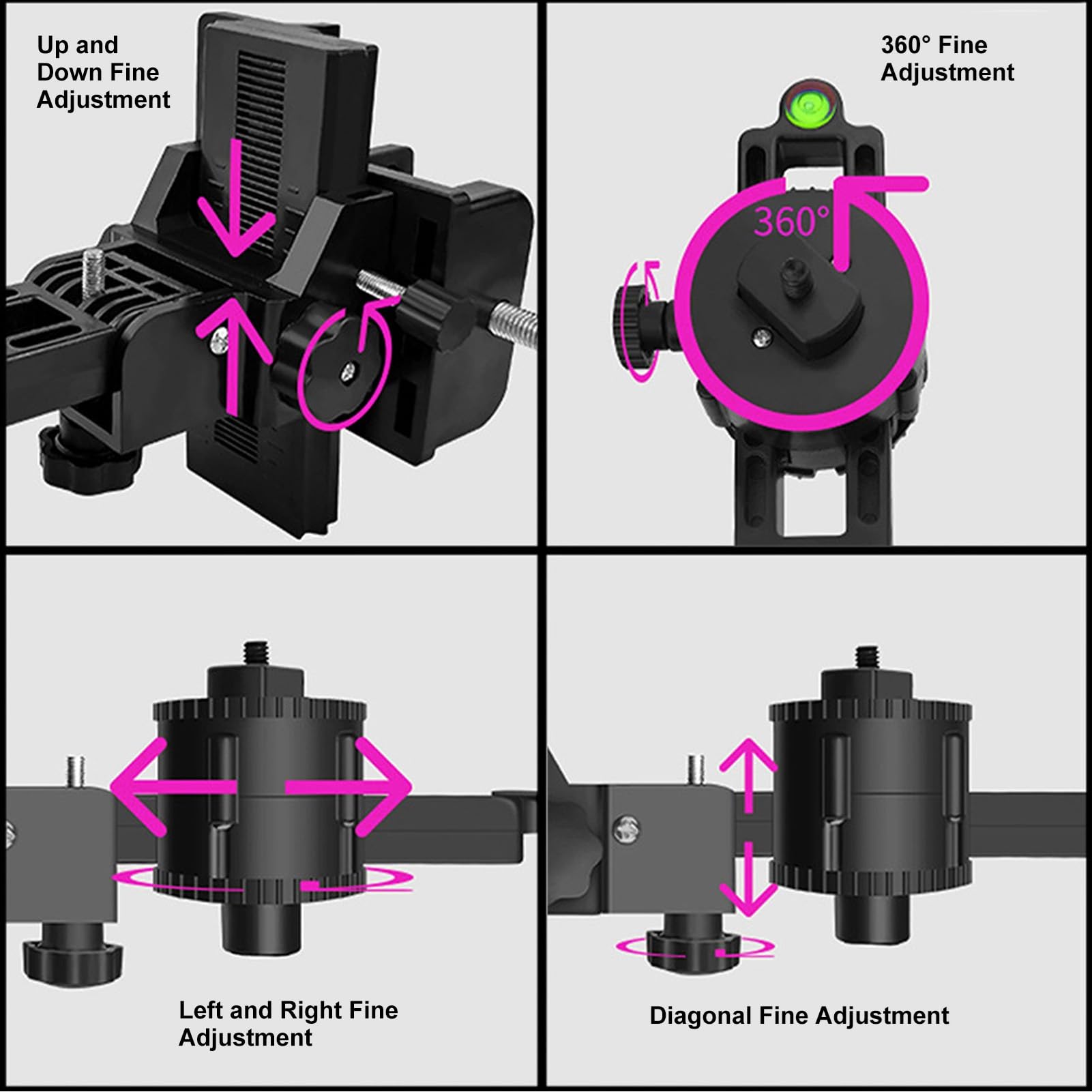 Alomejor Level Mounting Pole 4M Adjustable Tool | Robusto, multiuso, facile installazione, capacità di carico di 20 kg, design staccabile, adatto per gli appaltatori
