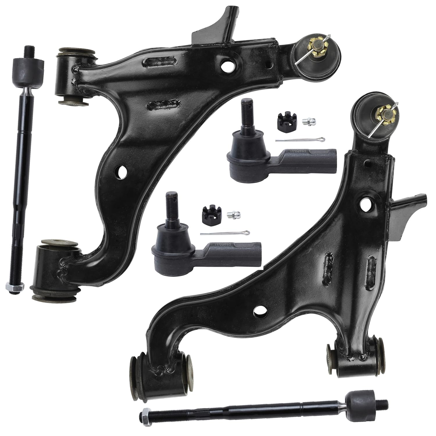 Detroit Axle - RWD 6pc Front End Control Arms Kit for 05-15 Toyota Tacoma