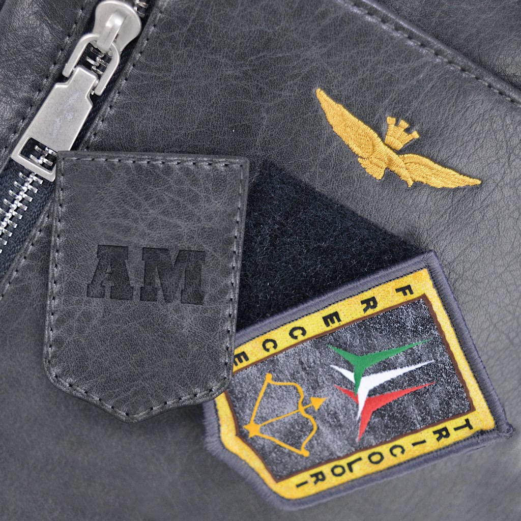 Aeronautica Militare Borsa porta PC linea Pilot con organizer interno, zip interna e tracolla.