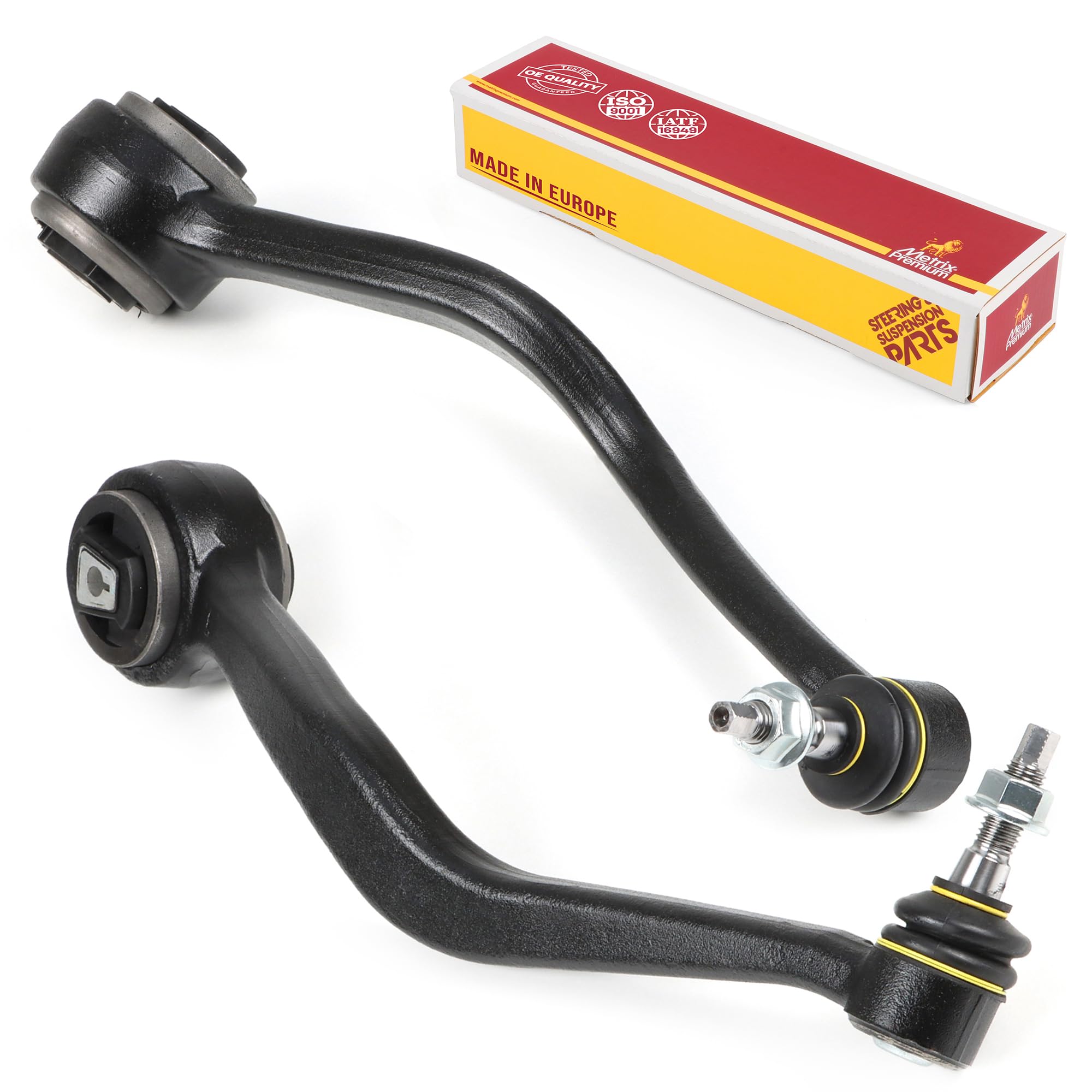 Metrix Premium Chassis Parts - Front Left & Right Lower Forward Control Arm w Ball Joint & Bushing Assembly Kit