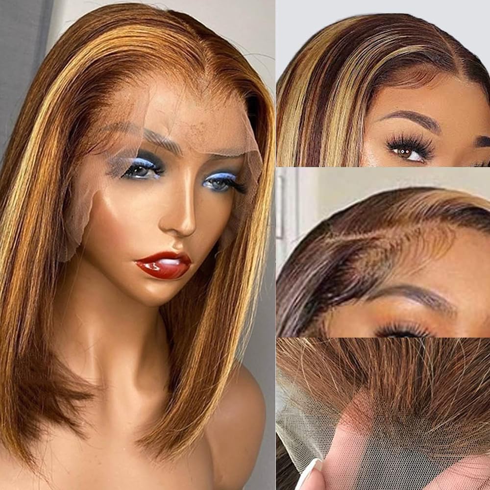Amazon.com : Skouty Human Hair Highlight Ombre 13x4 Lace