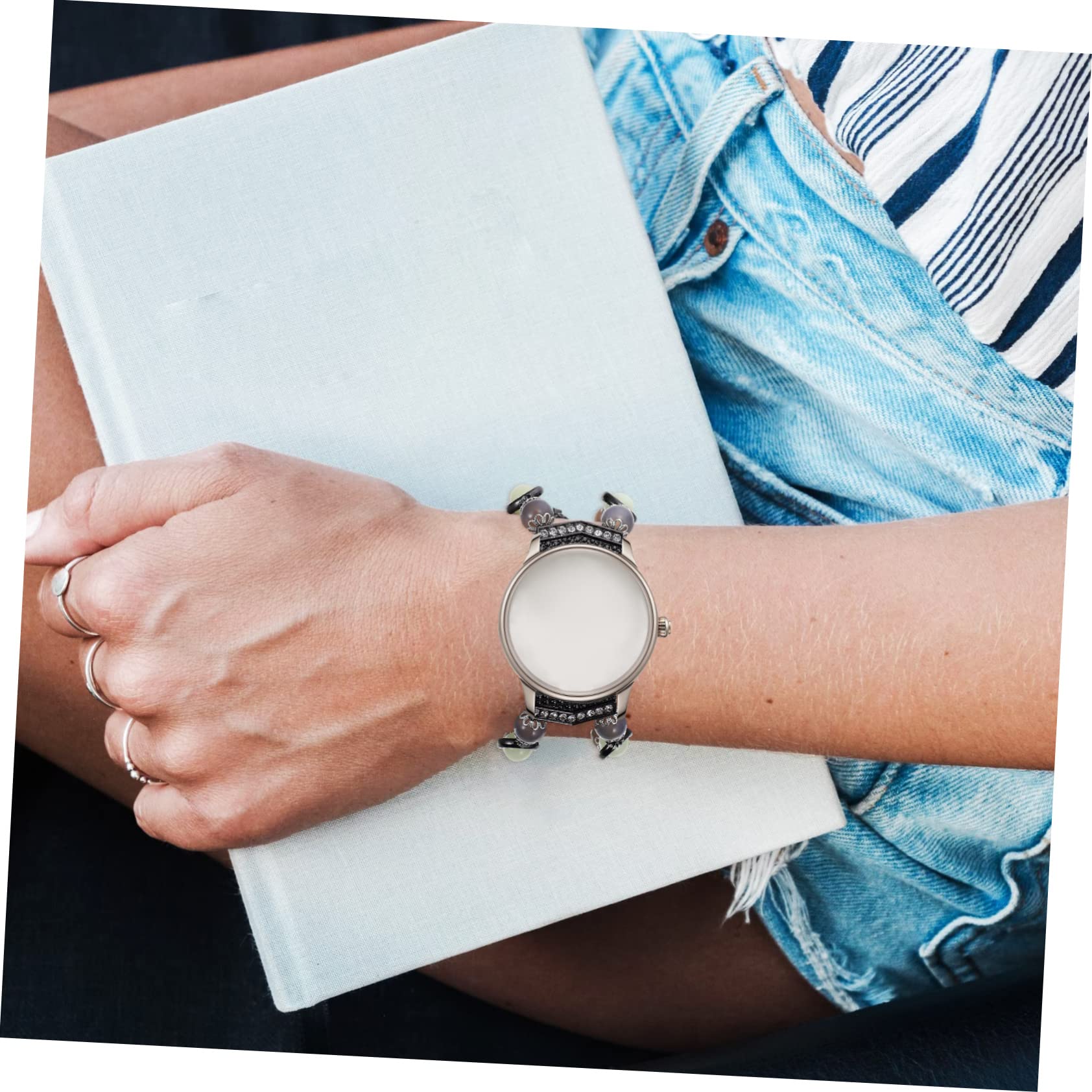 Hemobllo 4 Pièces Galaxywatch4 Montres Pour Femmes Montre Pour Femme e Pour Femme Chaîne De e-Bracelet Bracelet De e Délicat s De e Galaxie De e