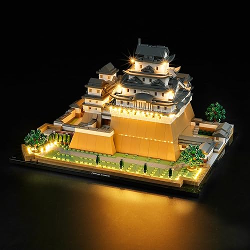 Kit de iluminación LED para Lego Architecture Landmarks Collection Himeji Castle 21060, luz LED compatible con modelos de bloques de construcción