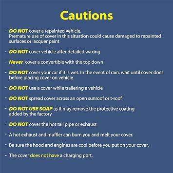 5 Layer Car Cover for Land Rover Range Rover Evoque 2012-2026 SUV 4-Door Semi Custom Fit Full Coverage Pollution, Dust, Sun, Snow, Rain, Hail All Weather Protection, Breathable