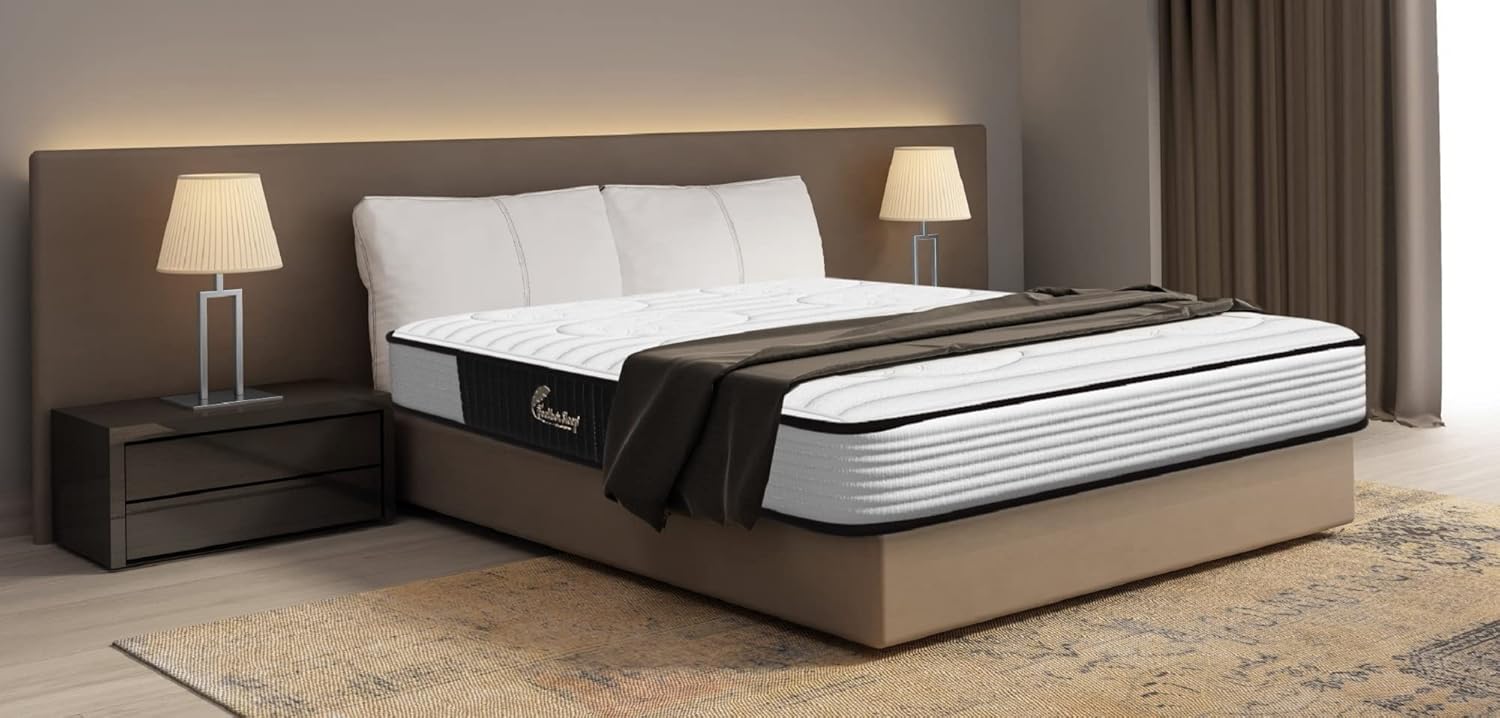 Feather Sleep Rebonded Foam High Density Softy Resilience Foam Dual Comfort 5 Inch Sleepy