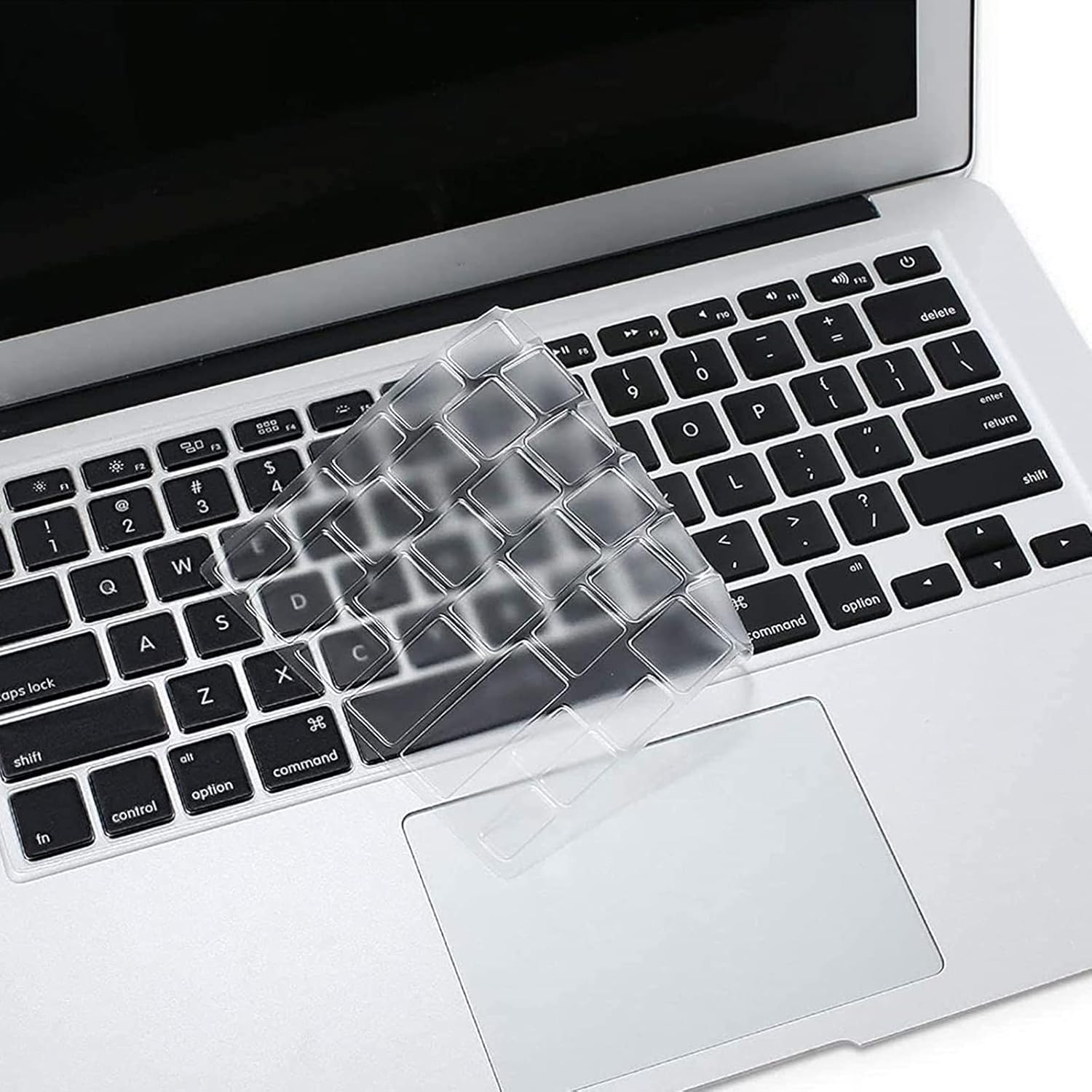 MOSISO Silicone Keyboard Cover For MacBook Air 13" 2010-2017 & MacBook Pro 13/15" - Gray Protective Skin