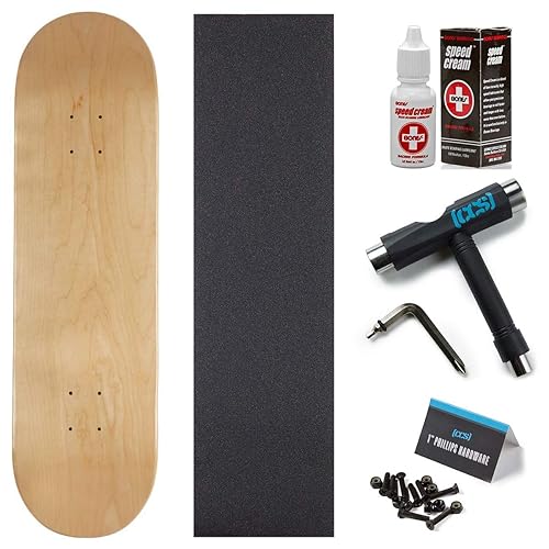 [CCS] Blank Maple 7 Ply Resin Skateboard Deck - 7.75"