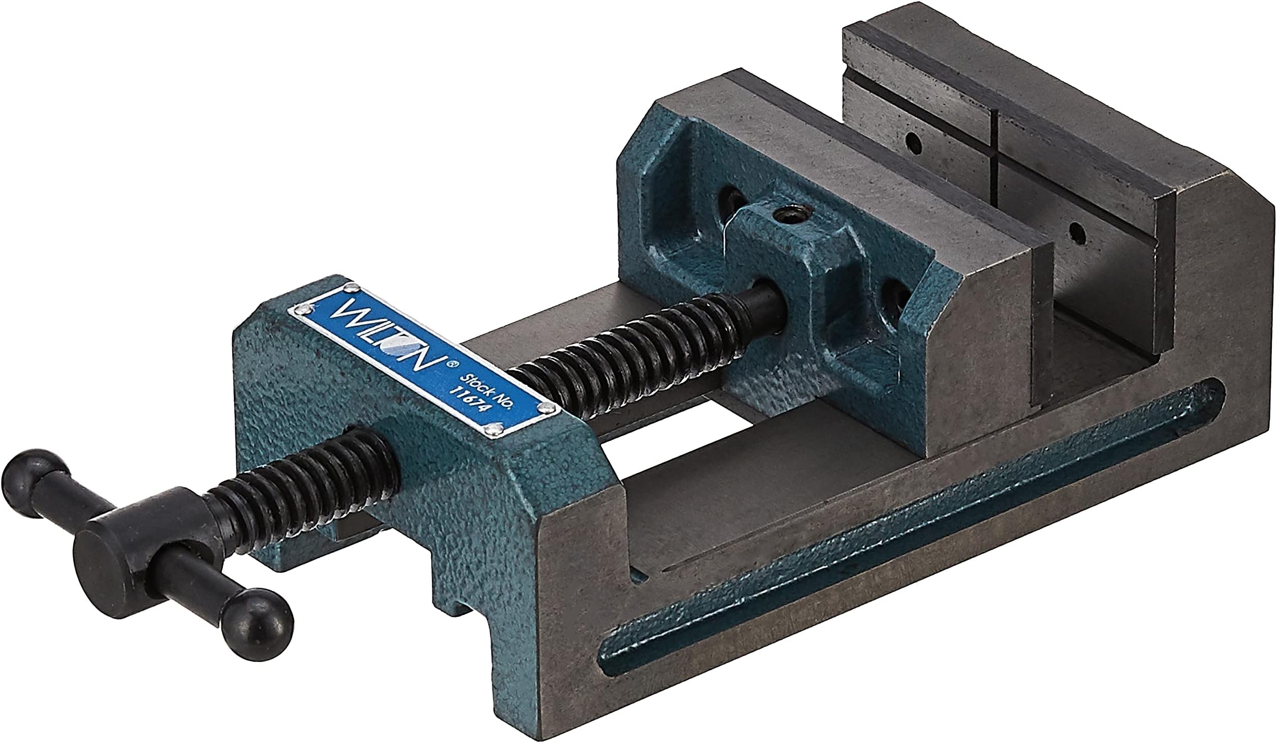 Wilton Industrial Drill Press Vise, 4" Jaw Width, 4" Jaw Opening, 1-1/2" Jaw Depth (Model D144)