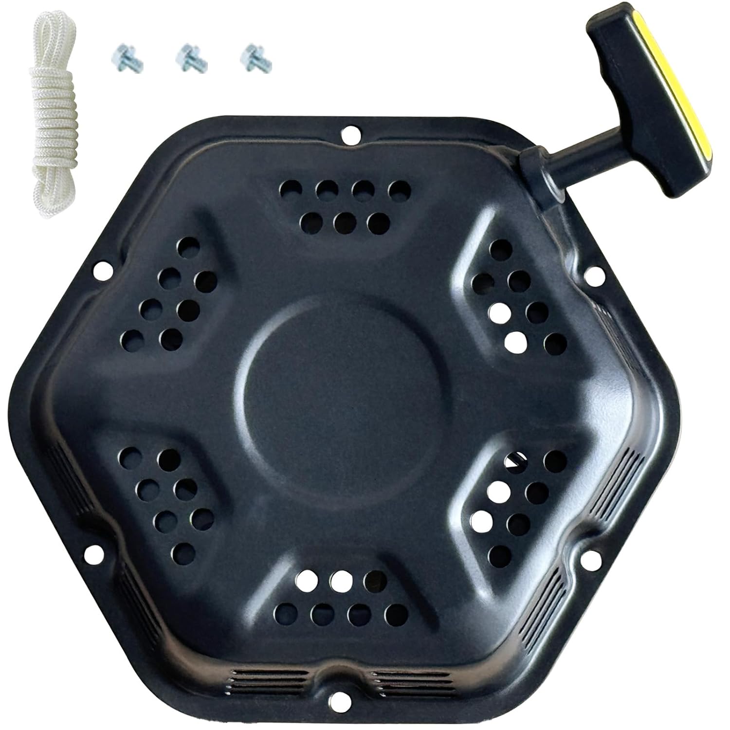 Recoil Starter Compatible with Champion Generator 420cc 439cc 459cc Engine Parts Pull Start Assembly 5000W 6500W 7000W 7500W 8000W 9200W Replacement Part#100715836-0001