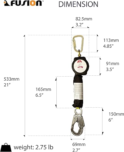 Miniatura 2 de Cordón autoretráctil de protección contra caídas