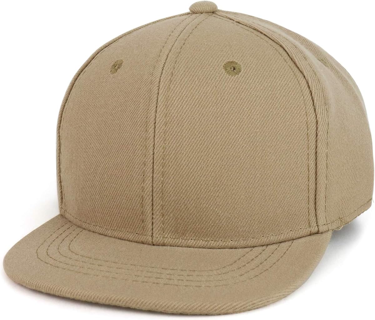 Gorra Snapback Flatbill Estructurada Lisa de Bebé a Niño Pequeño