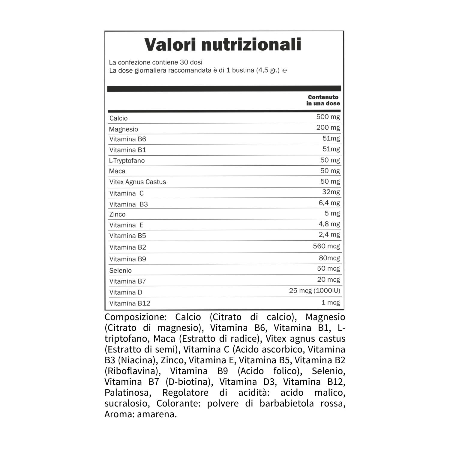 Bevanda per la salute femminile - Che allevia SPM, Acne, Mestruazioni Irregolari e Dolorose, Crampi e Gonfiori, Perdita di capelli, Menopausa problematica (3PACK, Amarena)