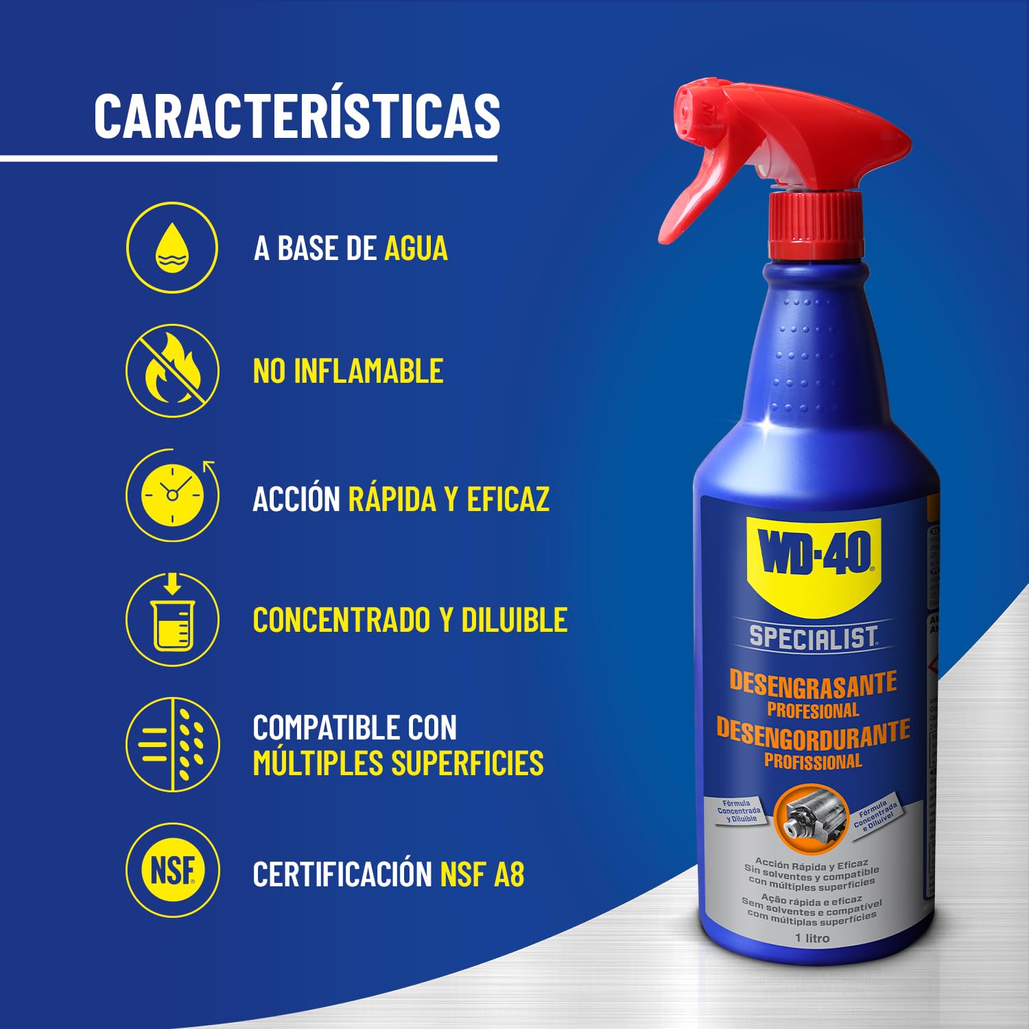 WD-40 Desengrasante Profesional 1L