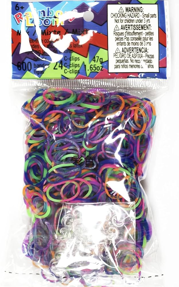 Amazon.com: Official Rainbow Loom 600 Ct. Rubber Band Refill