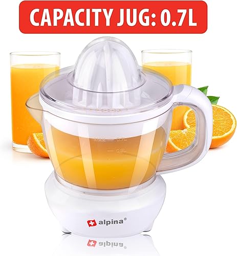 Miniatura 4 de Alpina Exprimidor eléctrico de cítricos, 23.7 fl oz, 25W
