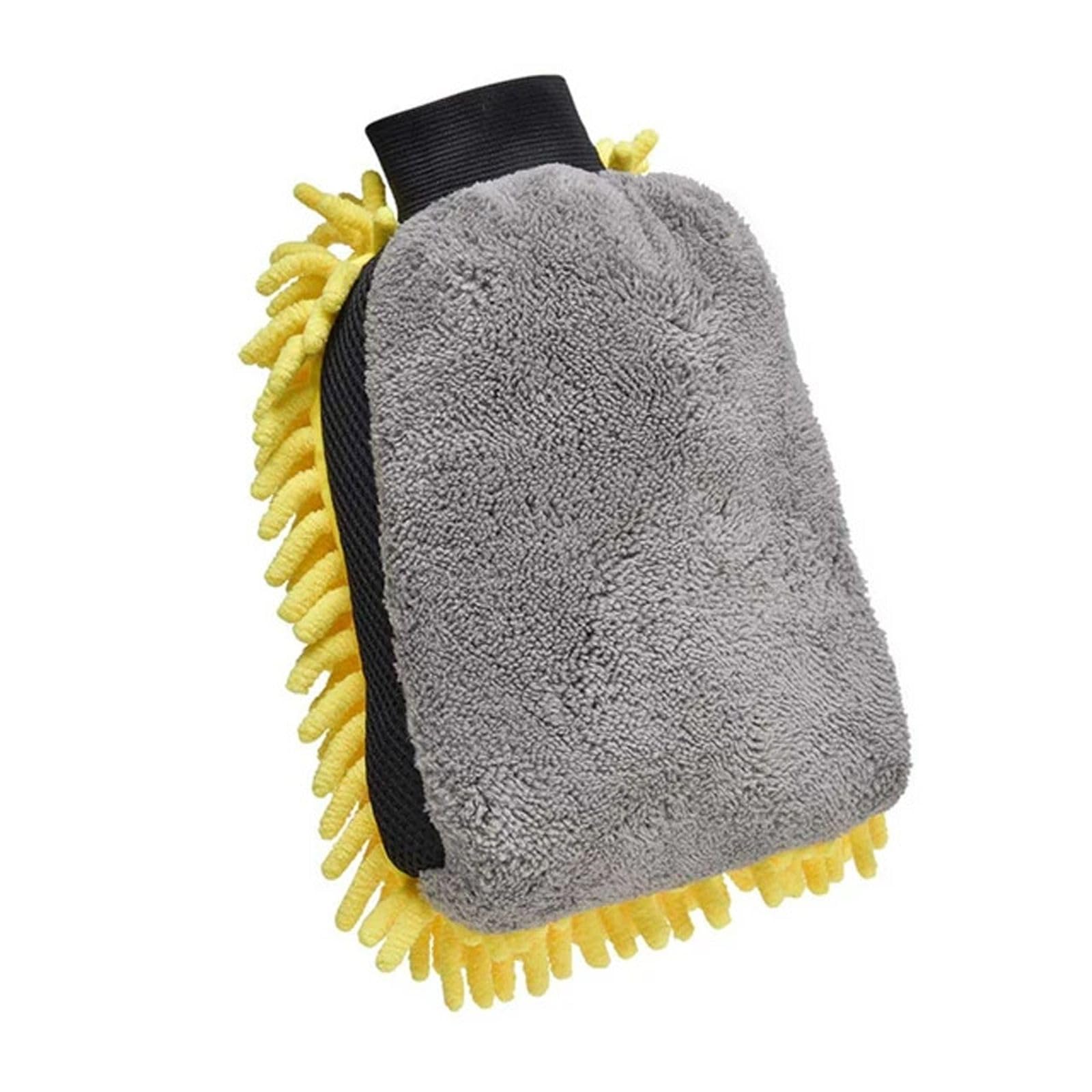 1/5pcs Guanti Lavaggio Auto Impermeabile Microfibra Guanti Ciniglia Auto Pulizia Mitt Detailing Spazzola