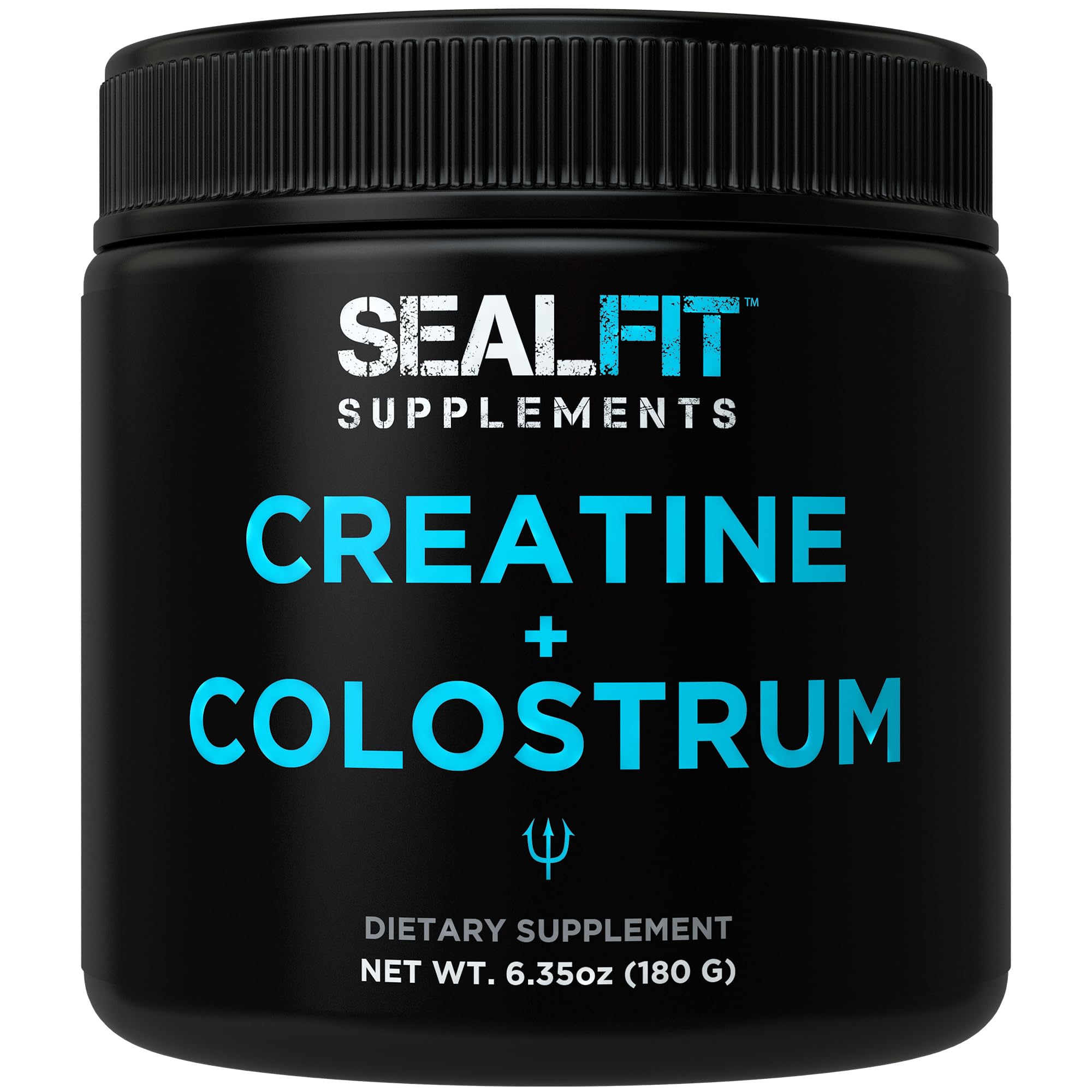 SEALFIT Creatine + Colostrum. Creatine Monohydrate + Grass Fed Bovine Colostrum Powder. 2-in-1 Superfood Supplement for Energy, Strength, Recovery, Immune Support, and Gut Health. for Men & Women.