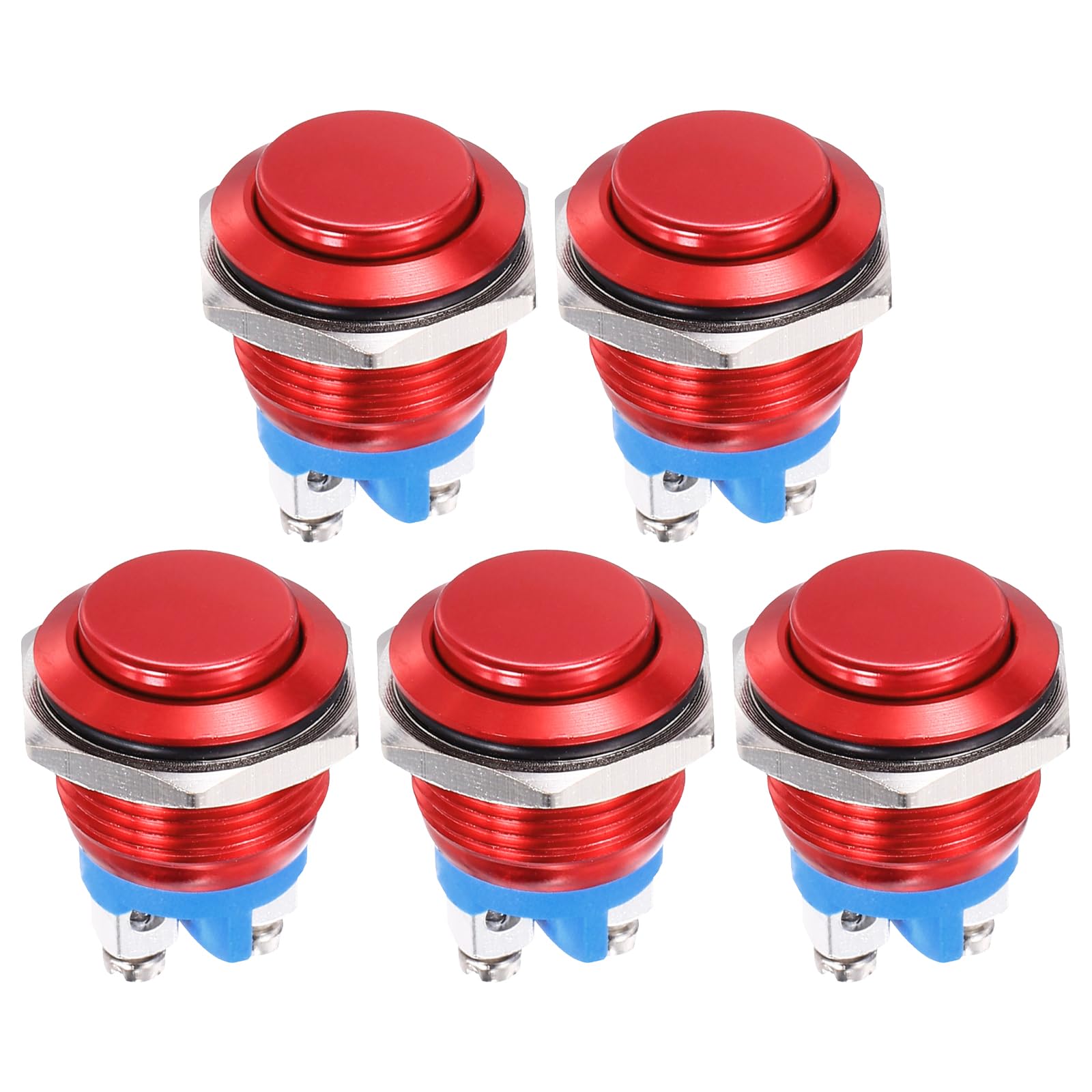 DMiotech 5 Pcs 19mm / 3/4" Push Button Switch