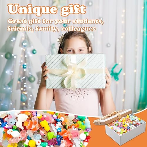 Miniatura 5 de Barydat 800 piezas de accesorios de jardín en miniatura, figuras de animales, figuras de pato, hongos, flores, mini figuras de resina, juguetes