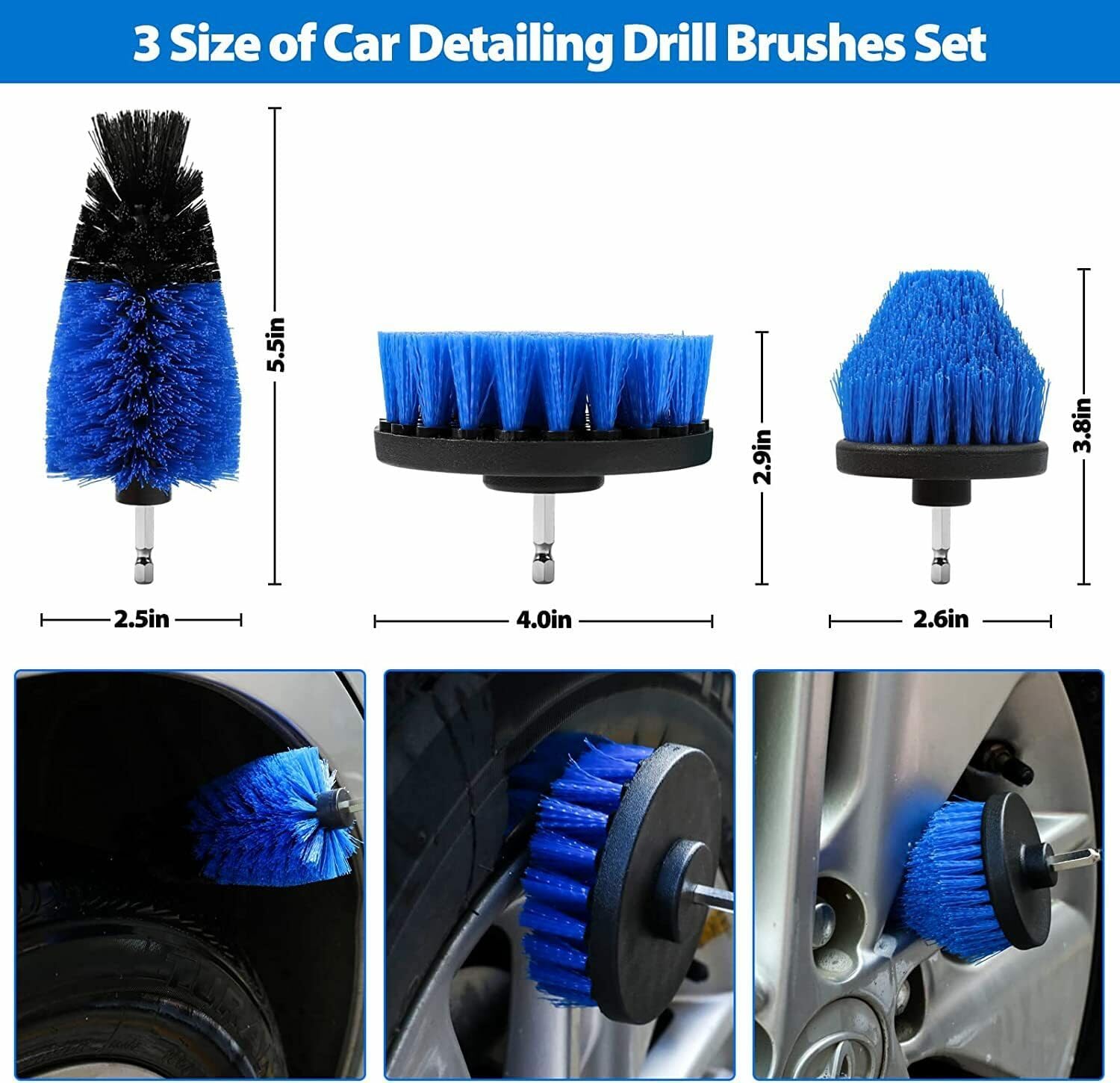 22-Piece Car Care Cleaning Brush Wheel Hub Brush Car Air Conditioning Brush Sponge Polishing Brush Kit
