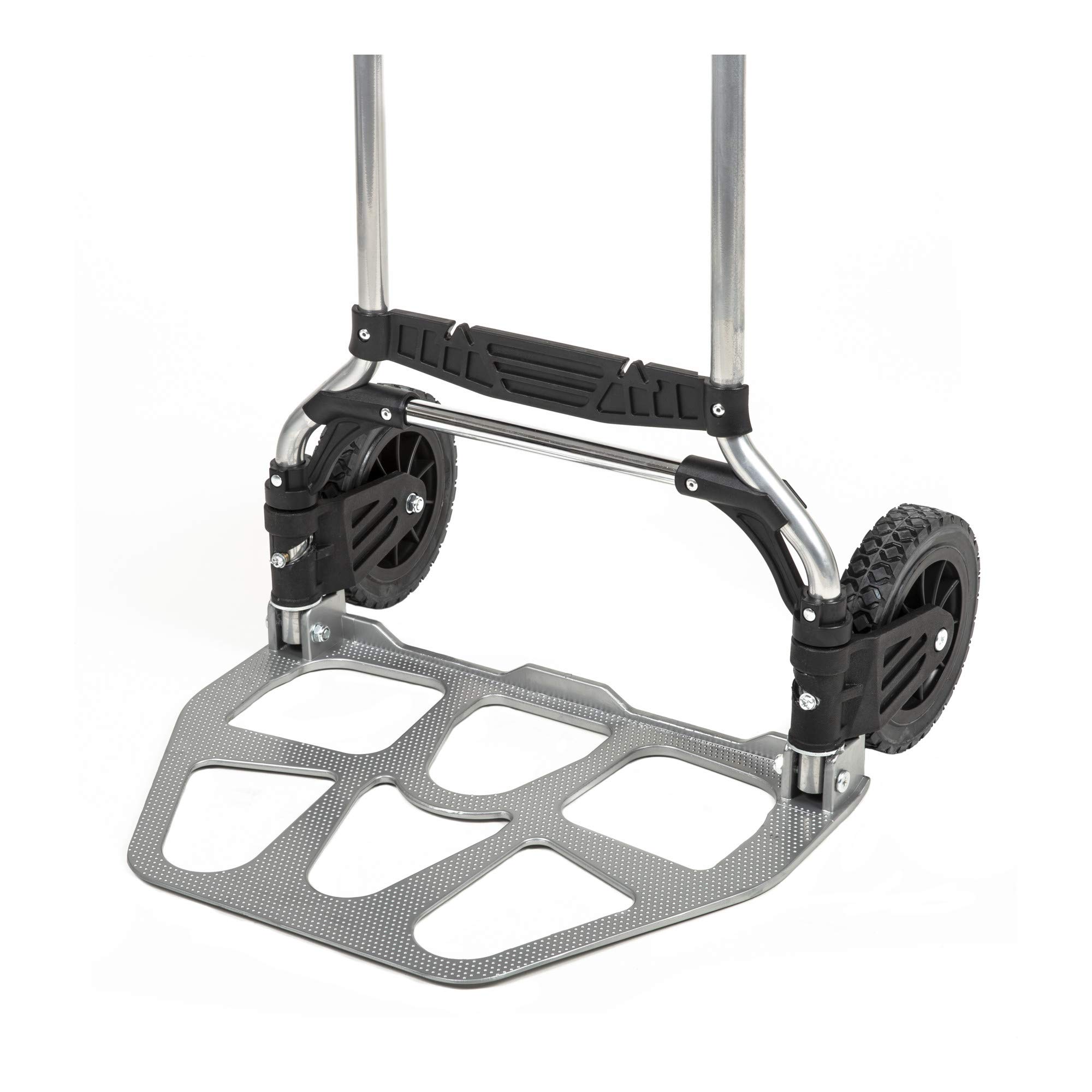 Carrello per sacchi pieghevole di STIER, carrello di trasporto in alluminio, portata fino a 120 kg, carrello impilabile per il trasporto, adatto ai gradini delle scale, trasporto di imballaggi e casse