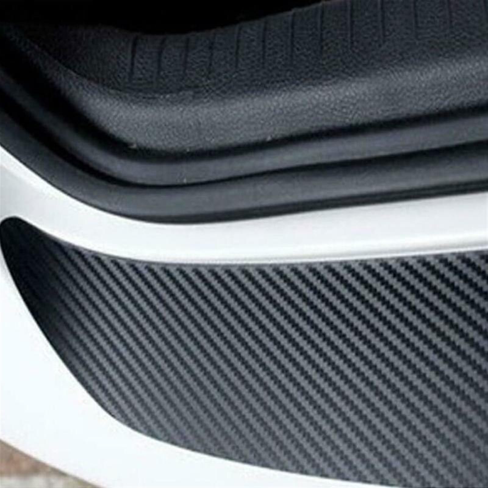 Striscia di protezione del paraurti dell'automobil Adesivo per paraurti posteriore auto in fibra di carbonio per protezione antigraffio per auto per bordo bordo antigraffio, striscia decalcomania 90 c