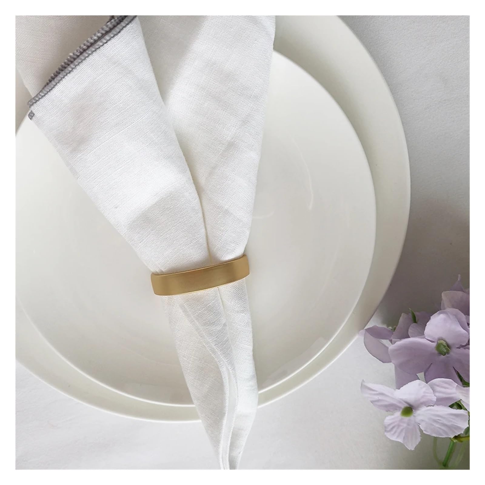 napkin rings 6PCS Valentine's Day Napkin Buckle,LOVE Letters Wedding Decoration Rings, for Family Dinner Birthday Party Table Decor(Chocolate)