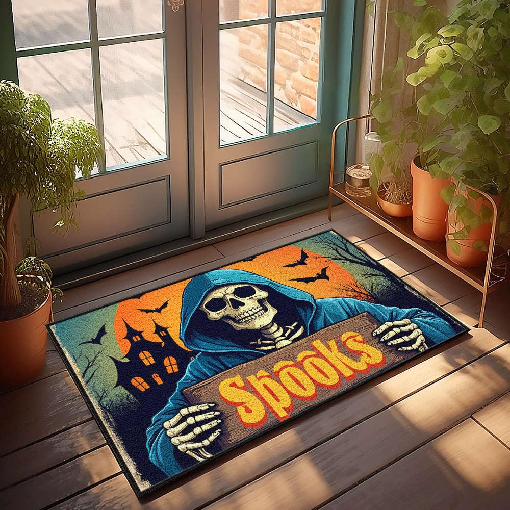 Paillasson avec texte amusant fini les sols sales tapis waterproof 65x90