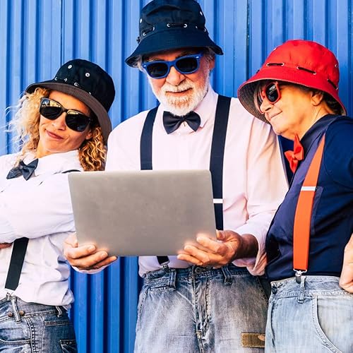 Vista 123 de Suministros para regalos de fiesta de colores neón Paquete de 8 gafas de sol unisex Varios